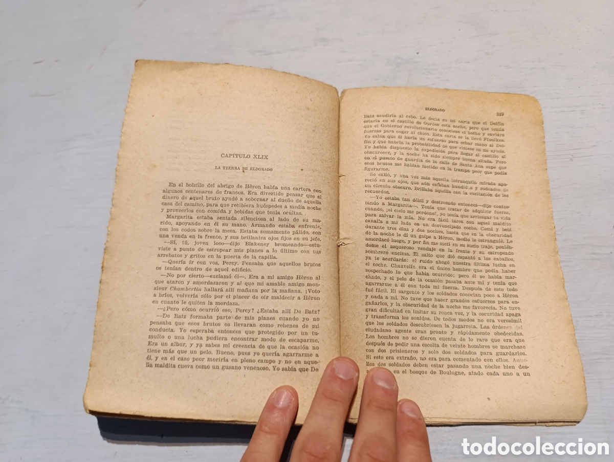 Libros antiguos: BARONESA DE ORCZY EL DORADO - Foto 7