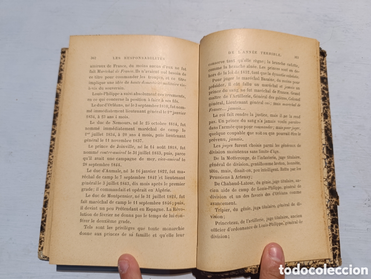 Libros antiguos: LES RESPONSABILIT&Eacute;S DE LANN&Eacute;E TERRIBLE. LE COMTE DH&Eacute;RISSON. Paris 1891 - Foto 3