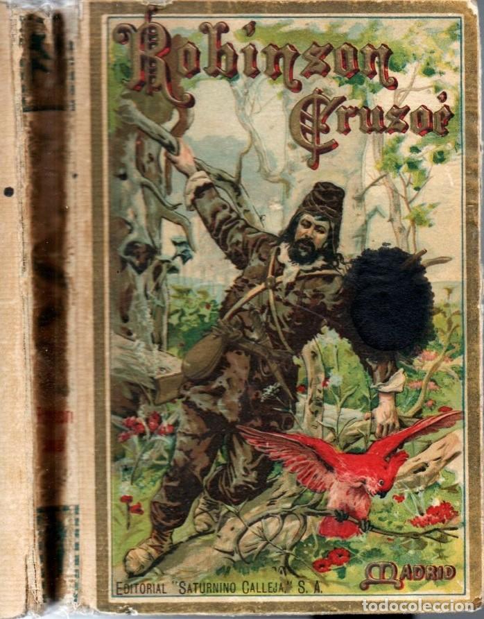 Libros antiguos: DANIEL DEFOE : ROBINSON CRUSOE (CALLEJA PERLA) - Foto 1