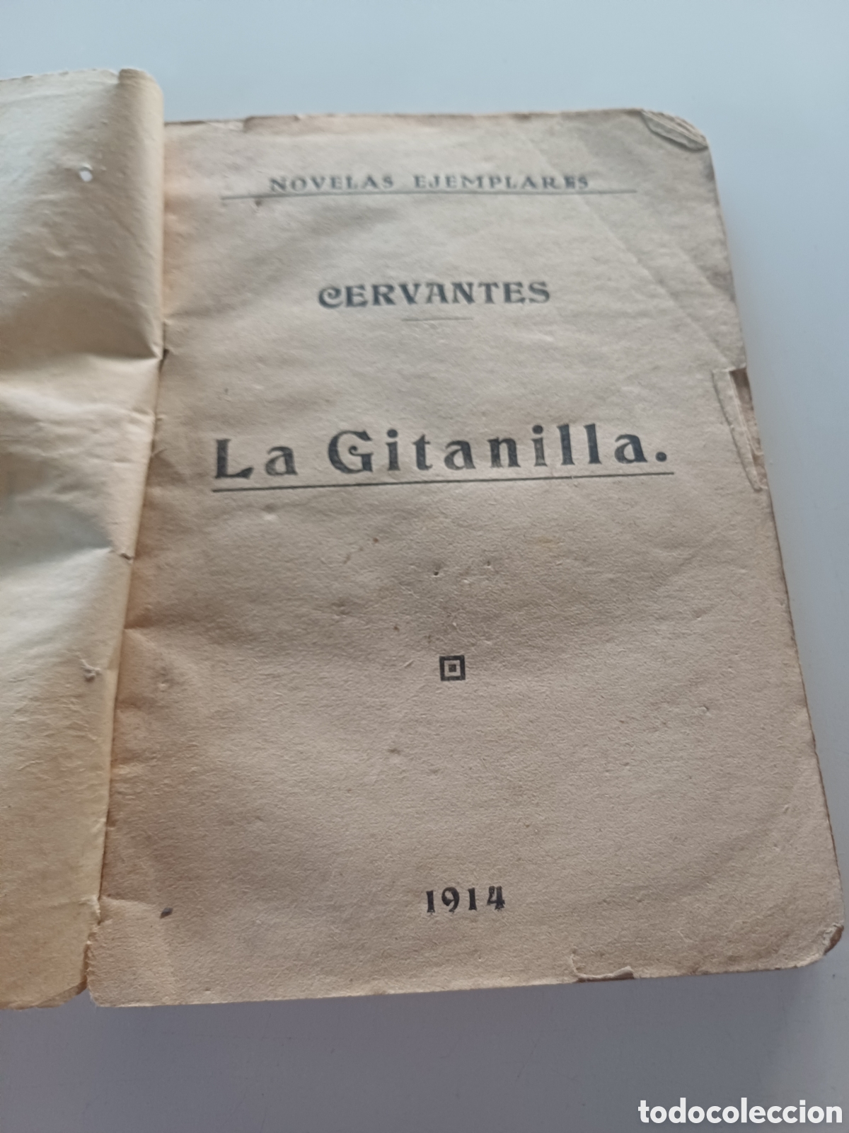 Libros antiguos: La Gitanilla Cervantes 1914 novelas ejemplares - Foto 2