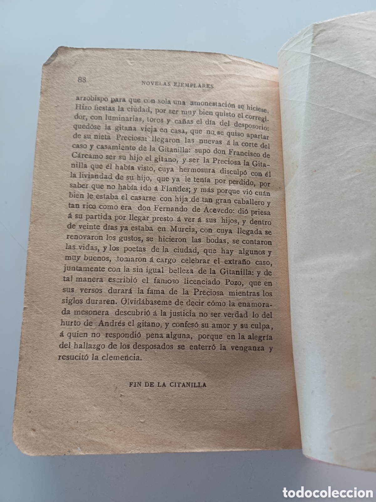 Libros antiguos: La Gitanilla Cervantes 1914 novelas ejemplares - Foto 4