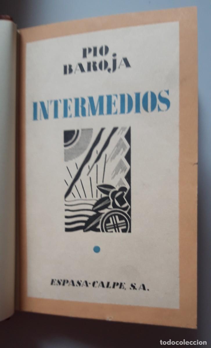 Libros antiguos: Intermedios Pio Baroja - Foto 1