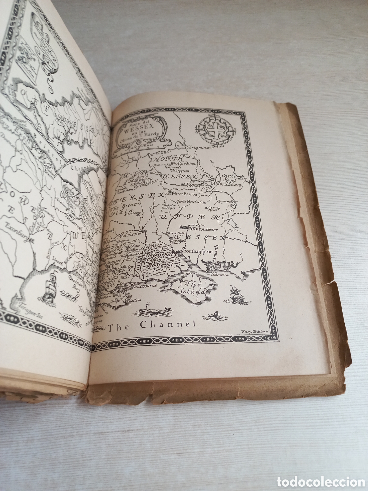 Libros antiguos: La bien amada. Thomas Hardy. Espasa Calpe, 1921. Mapa. - Foto 6