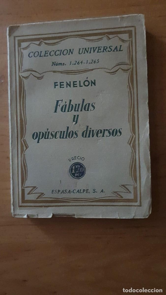Libros antiguos: F&aacute;bulas y op&uacute;sculos diversos de Fenel&oacute;n - Foto 1