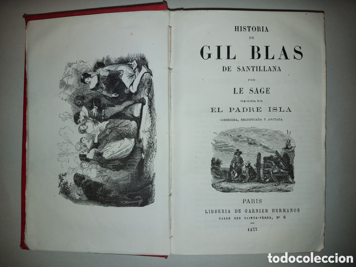 Libros antiguos: Historia de Gil Blas de Santillana. 1877 - Foto 3