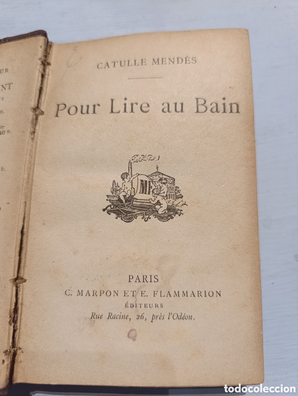Libros antiguos: CATULLE MENDES Pour Lire au Bain. Paris - Foto 1