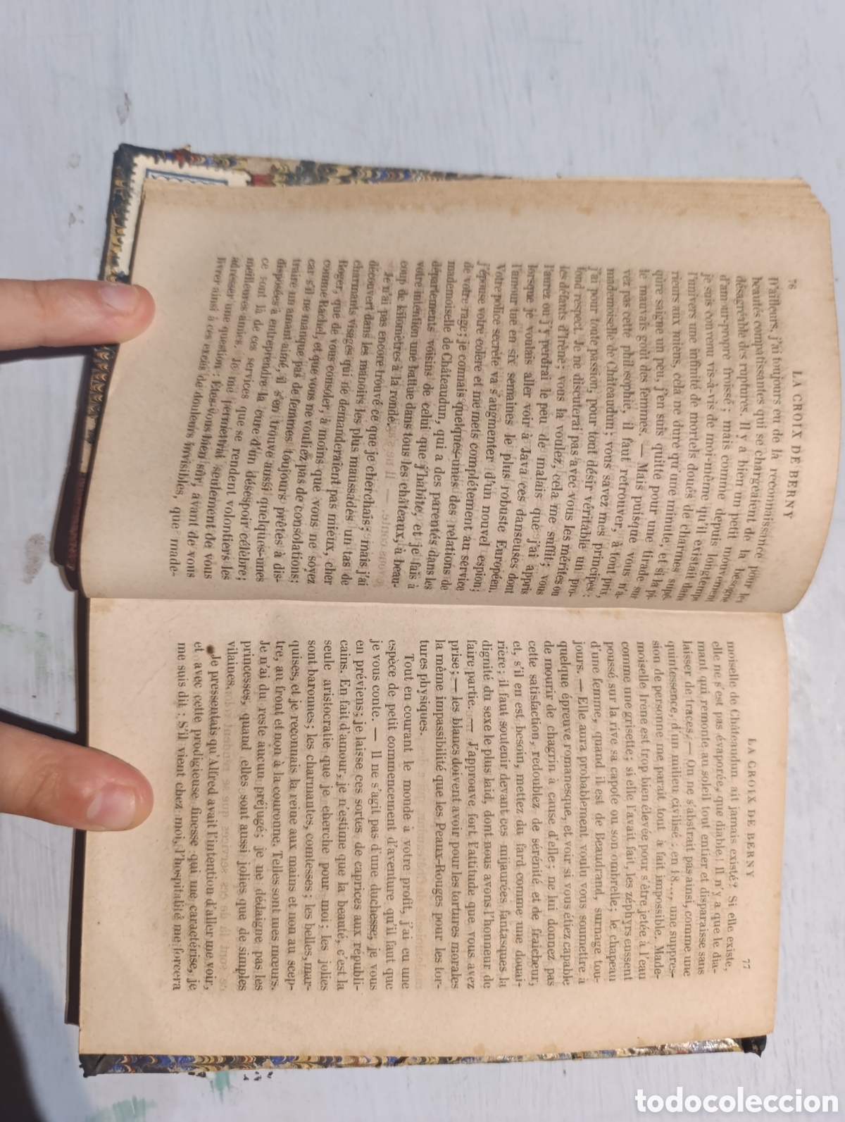 Libros antiguos: LA CROIX DE BERNY Paris 1855 - Foto 2