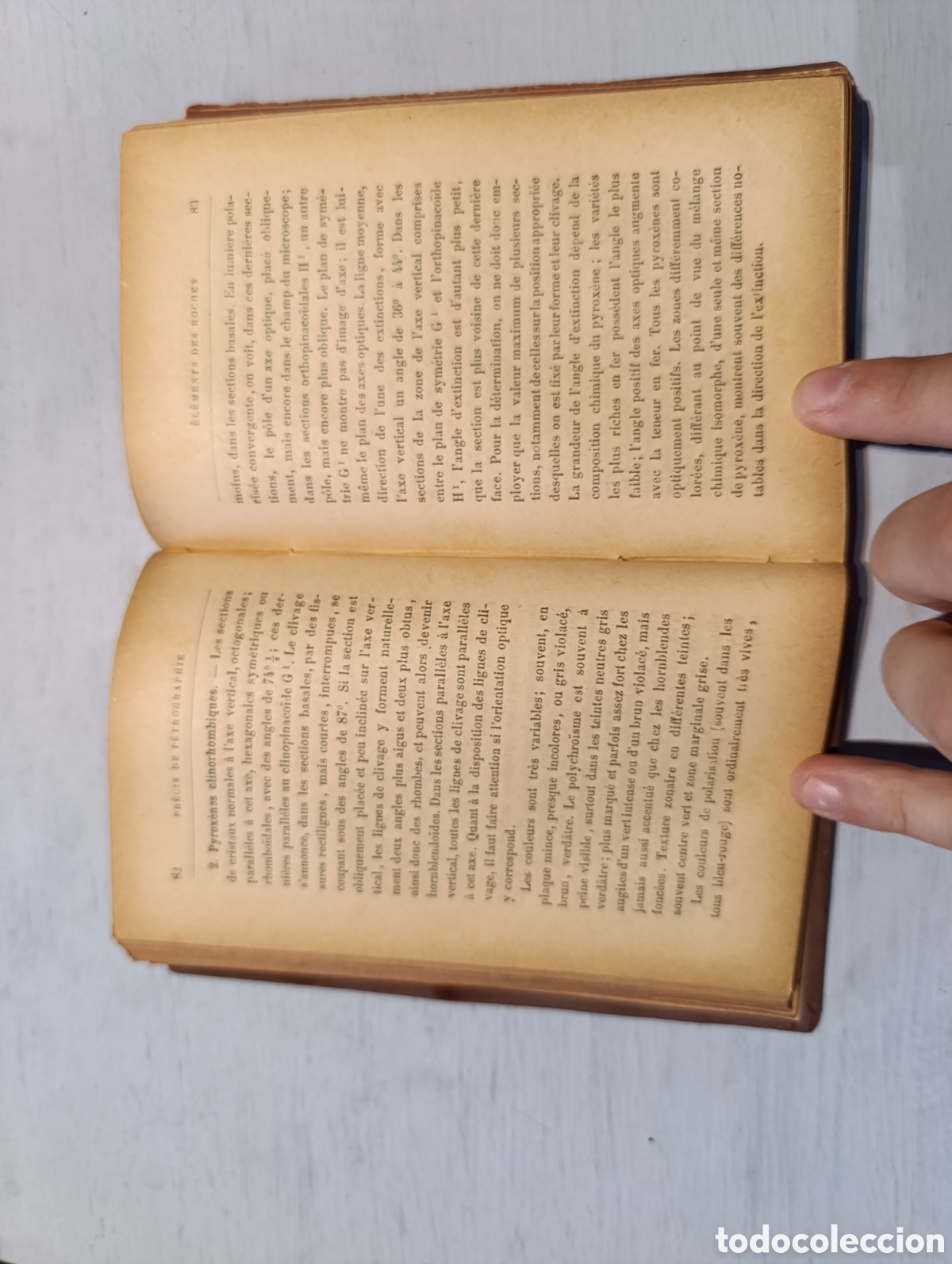 Libros antiguos: A. DE LASAULX. PR&Eacute;CIS DE PETROGRAPHIE. Paris 1887 - Foto 2
