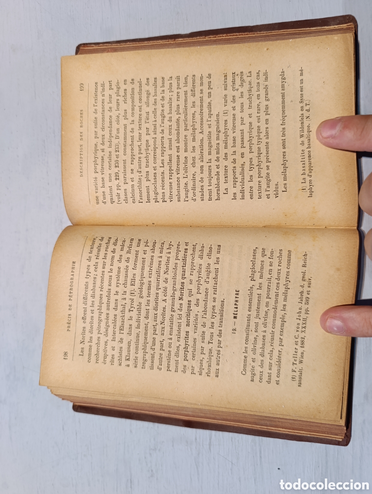 Libros antiguos: A. DE LASAULX. PR&Eacute;CIS DE PETROGRAPHIE. Paris 1887 - Foto 3