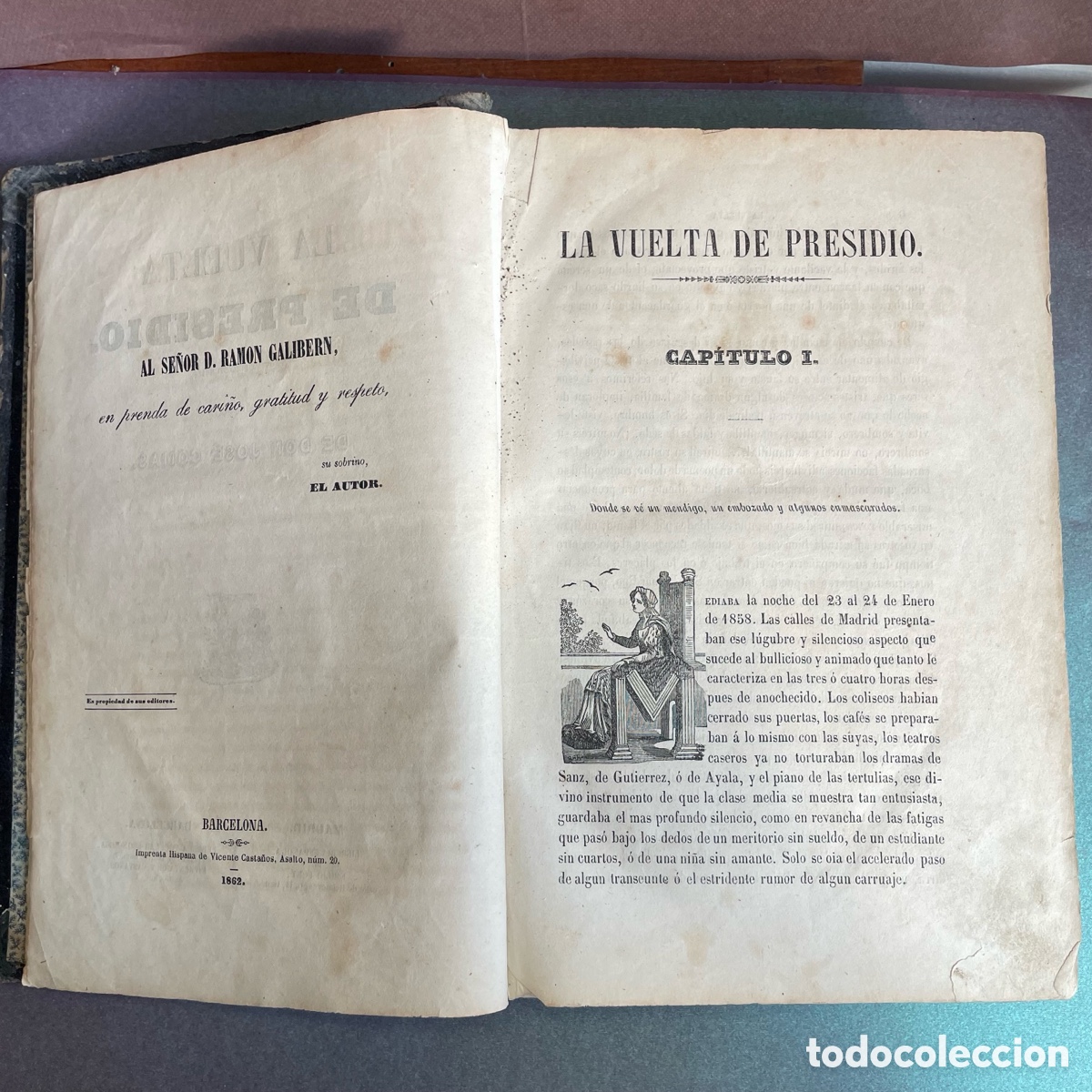 Libros antiguos: La Vuelta del presidio - Jos&eacute; Comas - 1862 - Foto 6