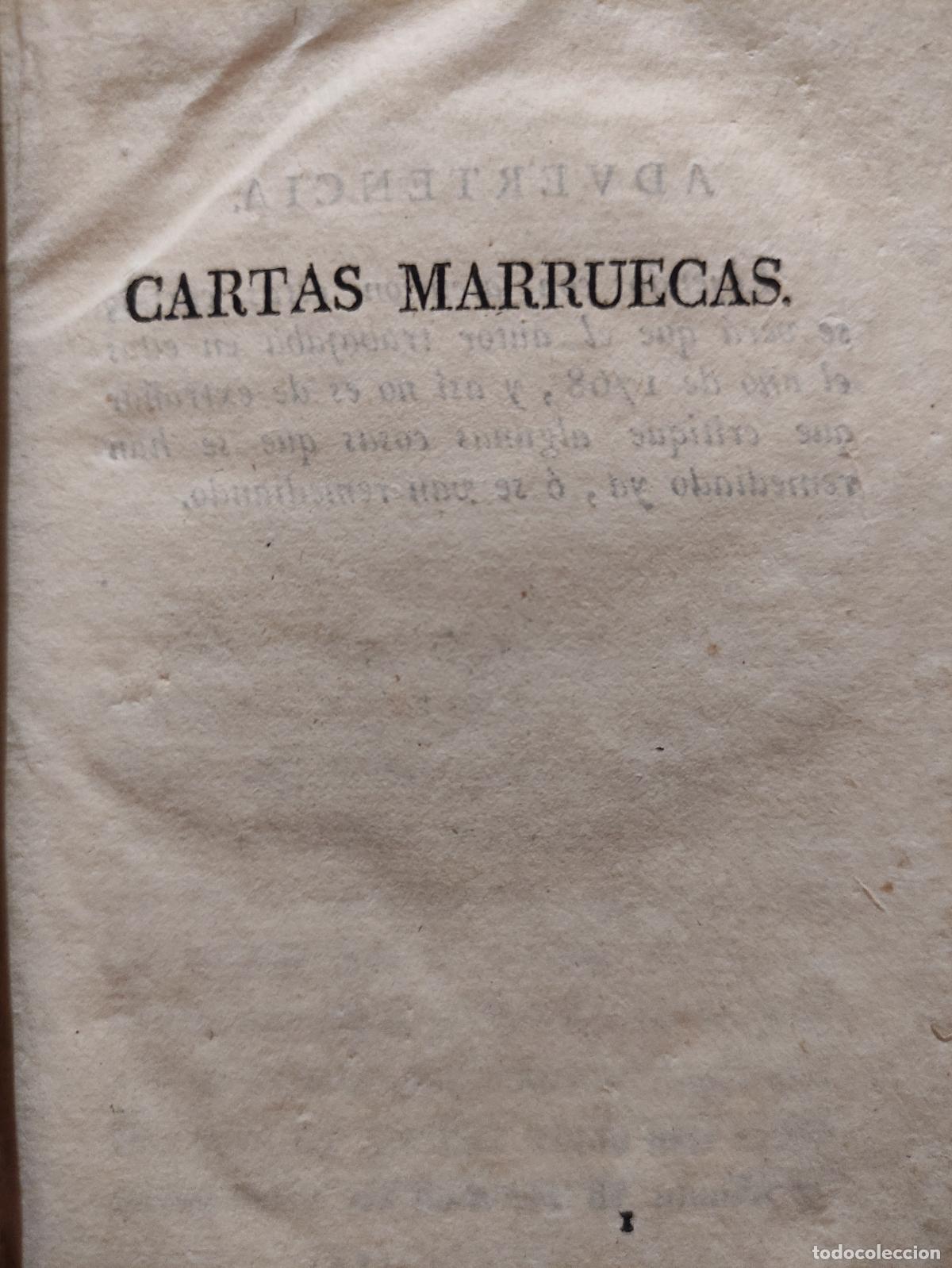 Libros antiguos: CARTAS MARRUECAS - CADALSO - Repulles - 1818 - Foto 2