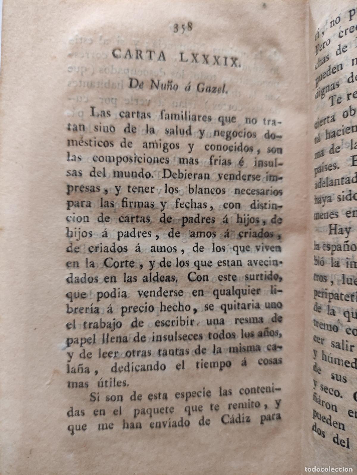 Libros antiguos: CARTAS MARRUECAS - CADALSO - Repulles - 1818 - Foto 7