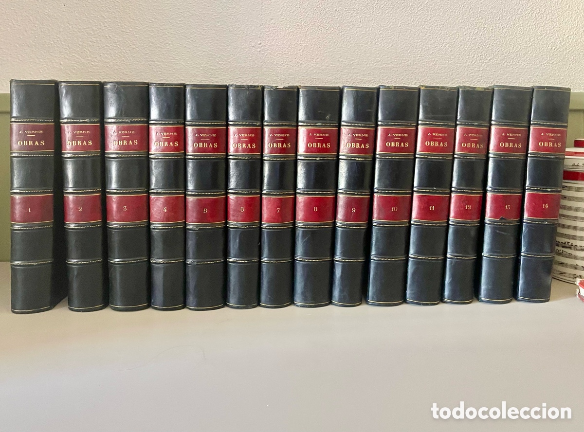 Libros antiguos: JULIO VERNE OBRAS COMPLETAS - Foto 1