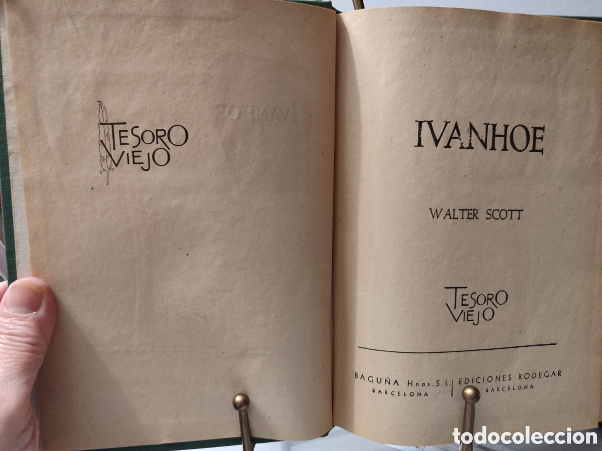 Libros antiguos: Libro antiguo. IVANHOE. - Foto 3