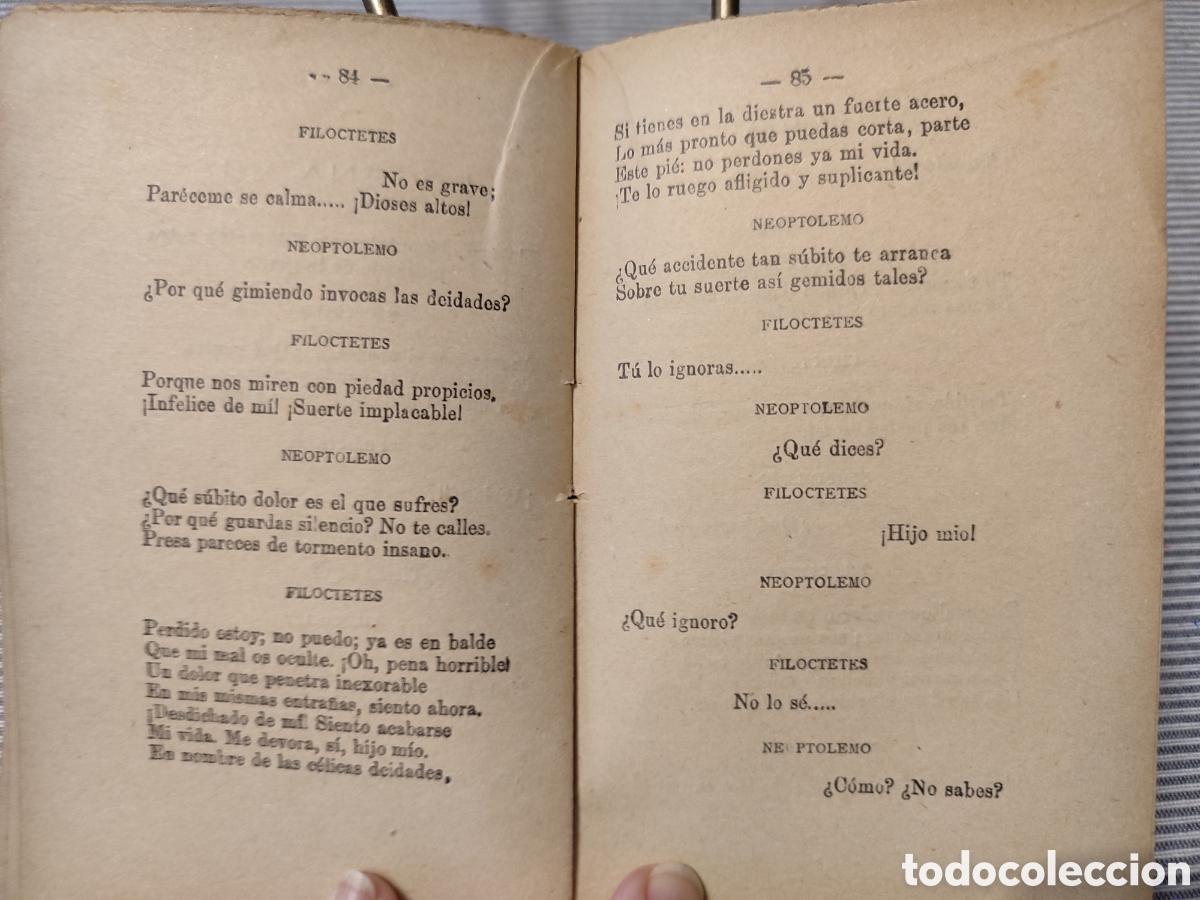 Libros antiguos: S&Oacute;FOCLES. FILOCTETES. JUVENAL. 1918 - Foto 5