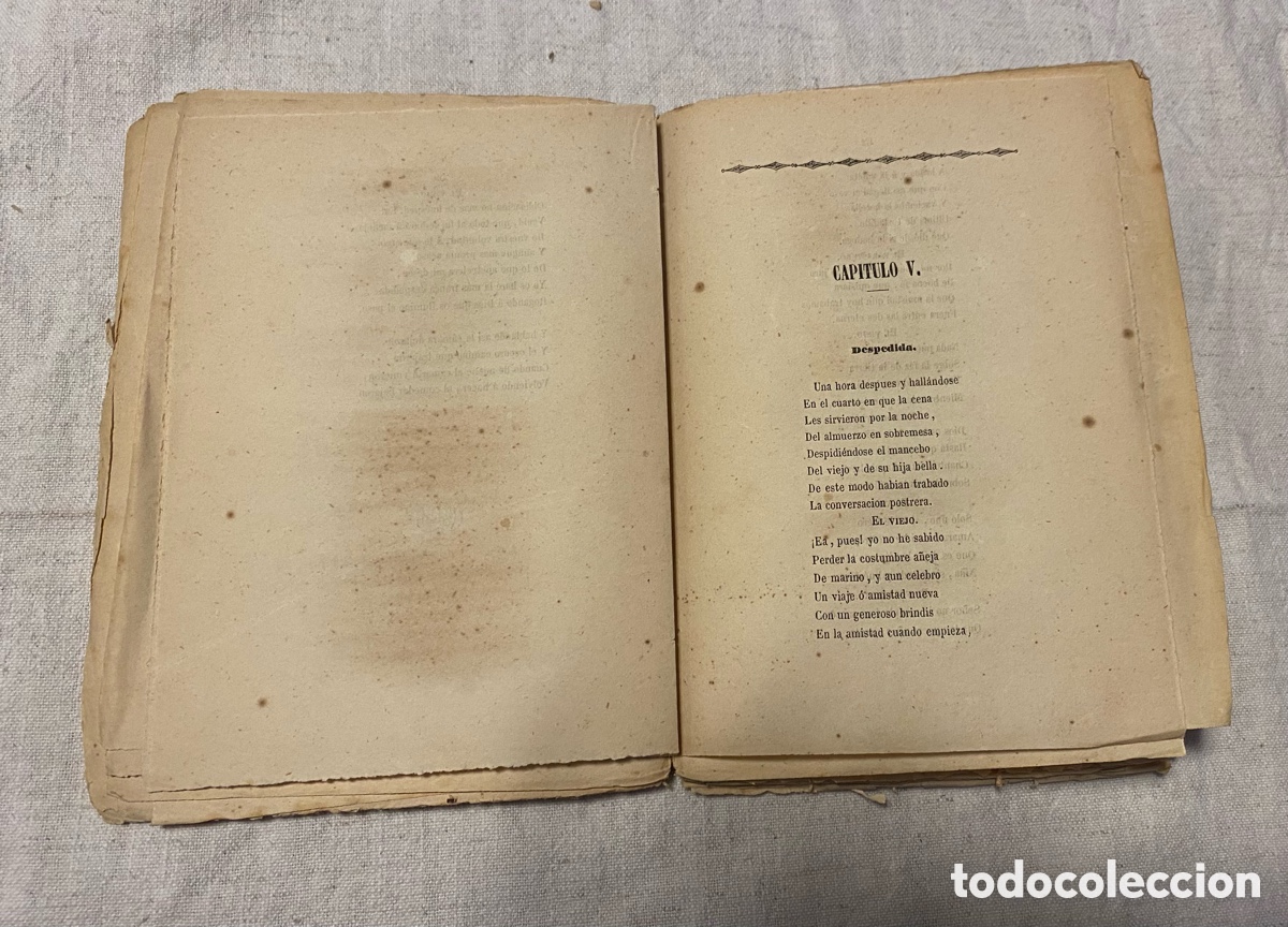 Libros antiguos: Un cuento de amores. Zorrilla - Foto 5