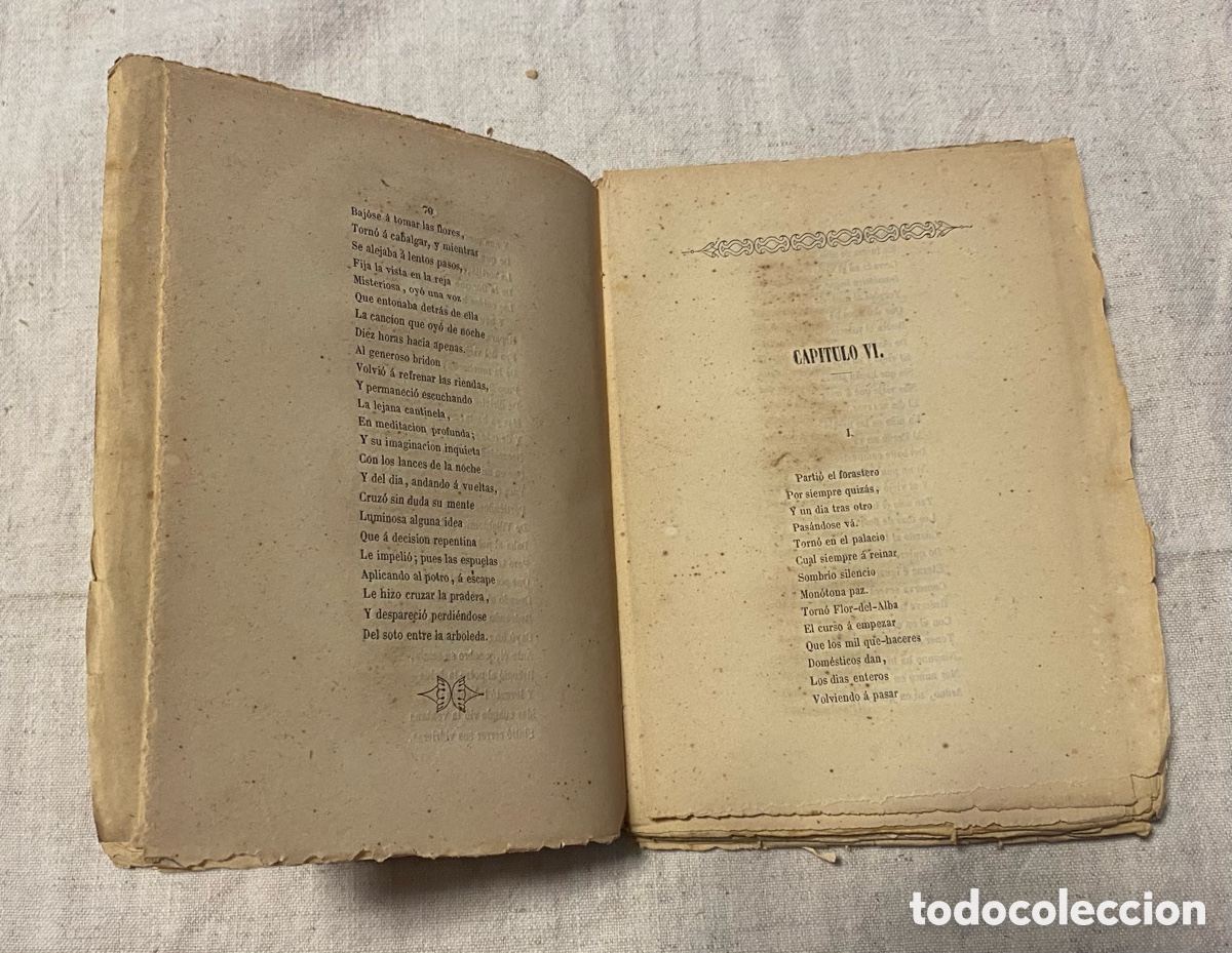 Libros antiguos: Un cuento de amores. Zorrilla - Foto 6