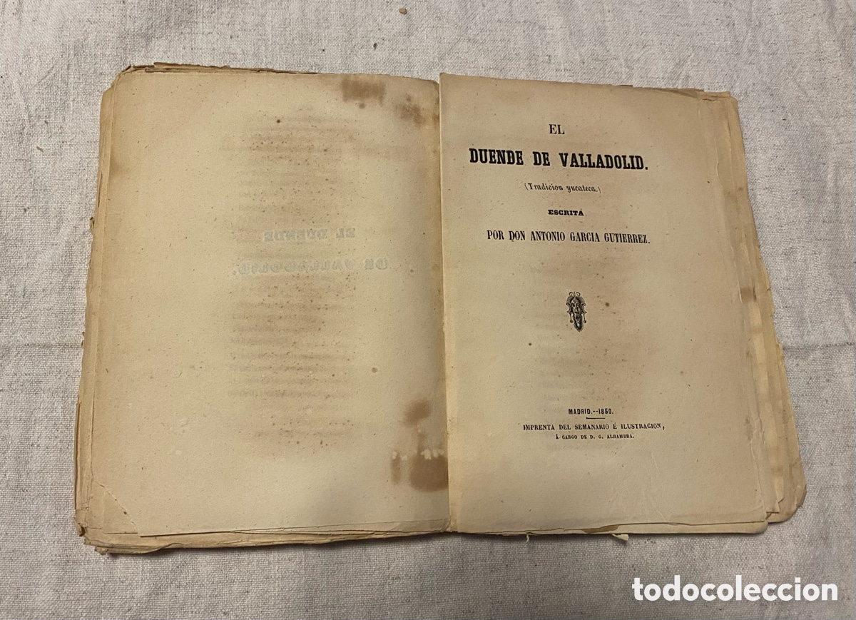 Libros antiguos: Un cuento de amores. Zorrilla - Foto 8