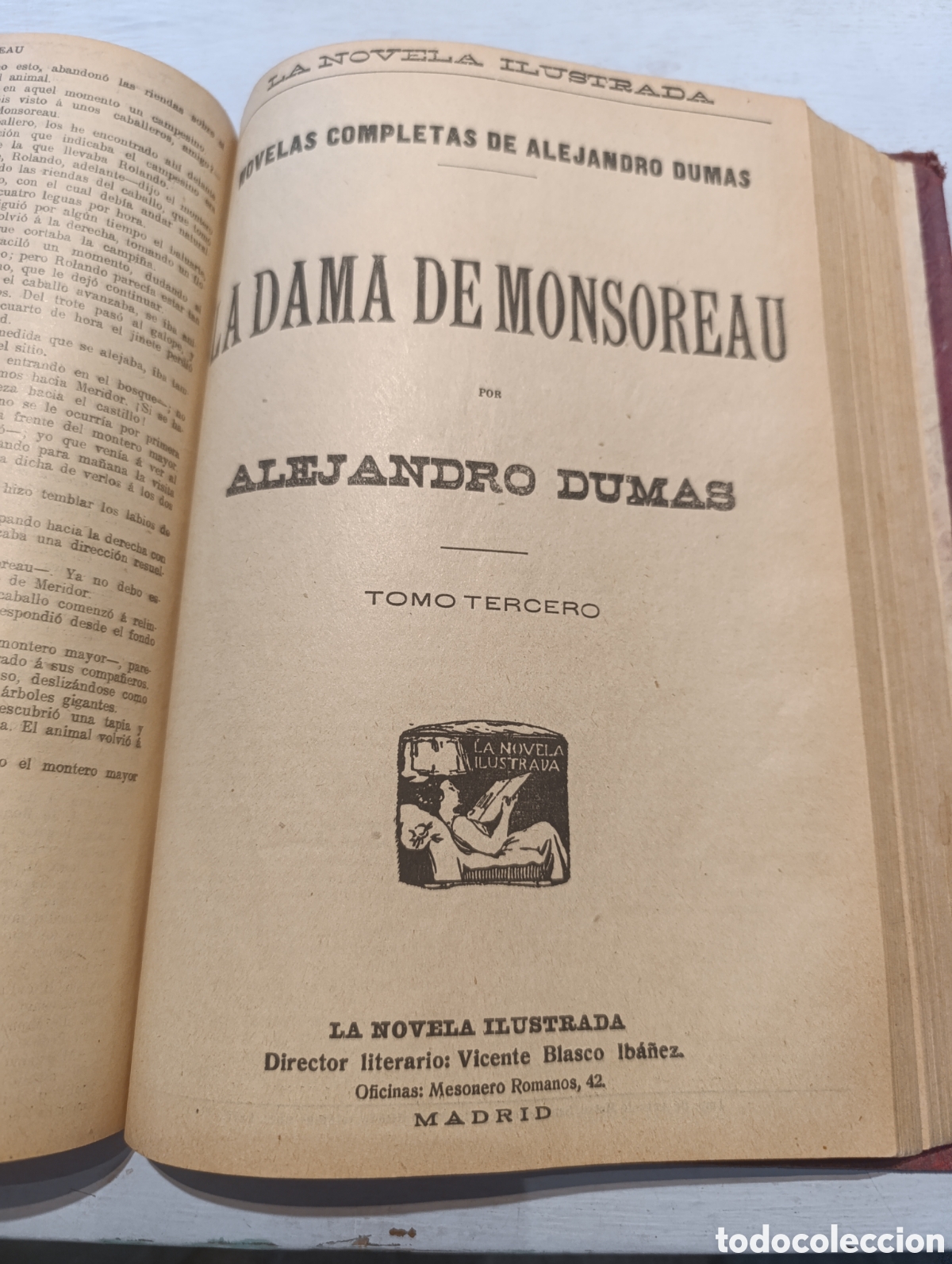 Libros antiguos: La Novela Ilustrada. 71/78 y 91/93. Obras de Alejandro Dumas. Madrid - Foto 1