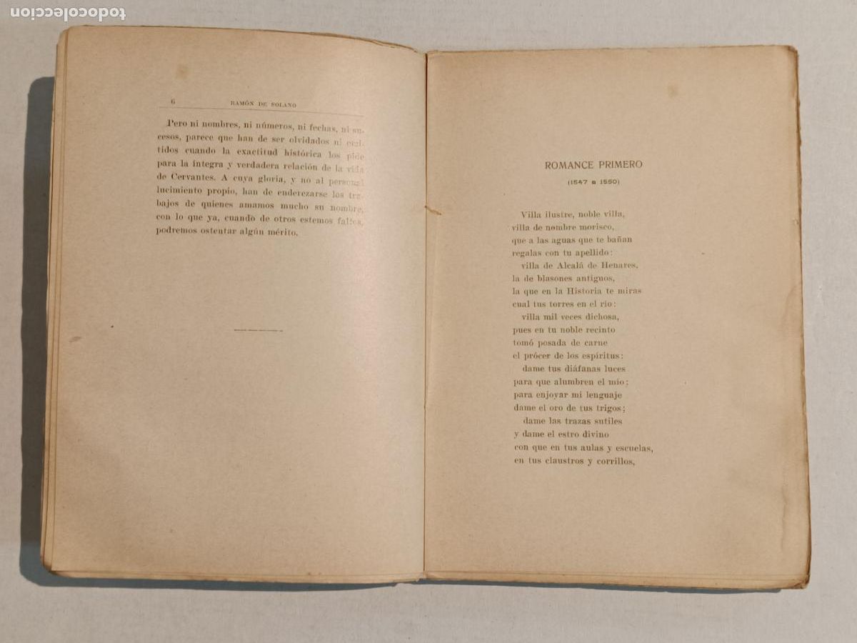 Libros antiguos: ROMANCERO DE CERVANTES MADRID 1917 - Foto 4