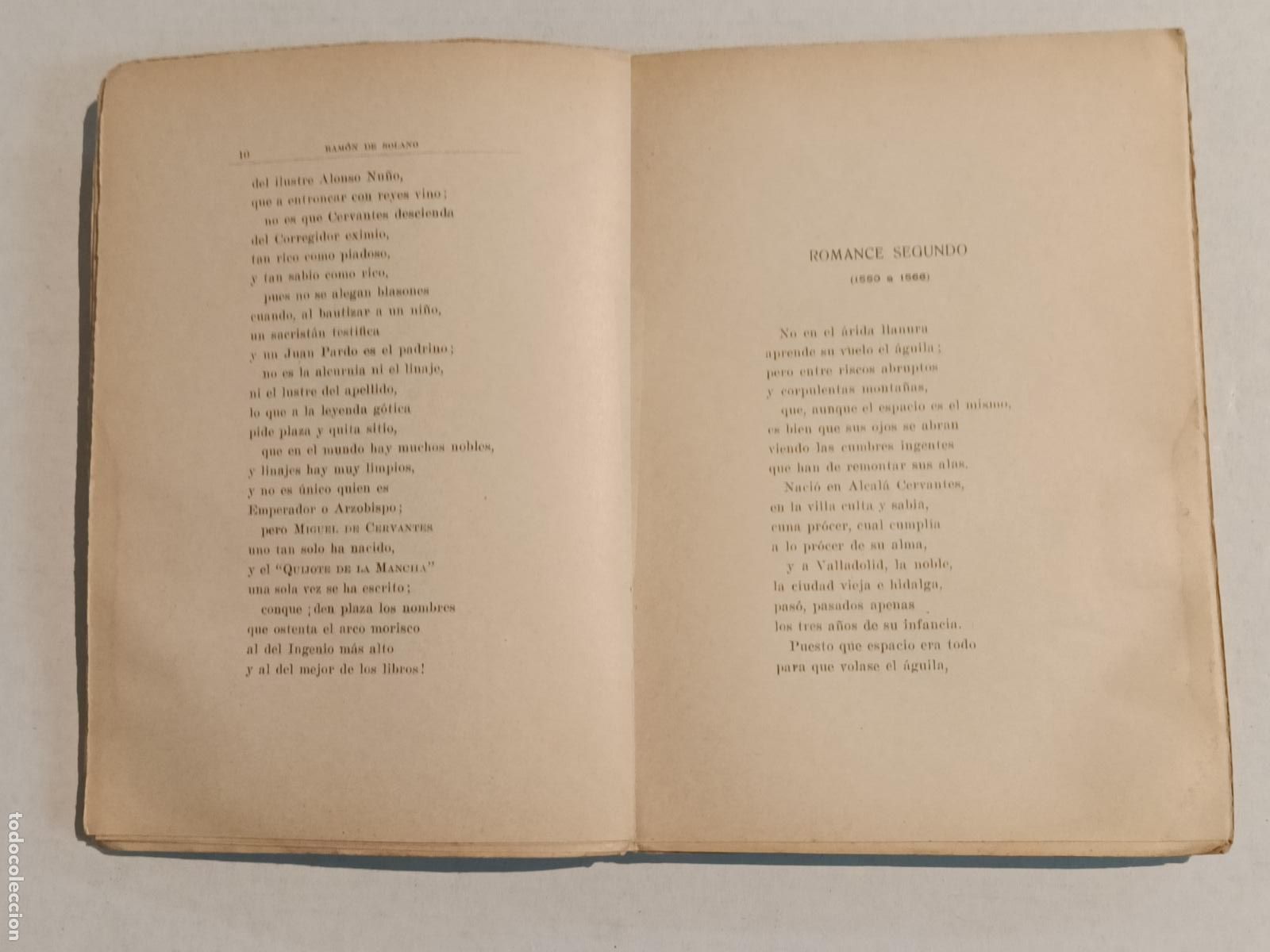Libros antiguos: ROMANCERO DE CERVANTES MADRID 1917 - Foto 6