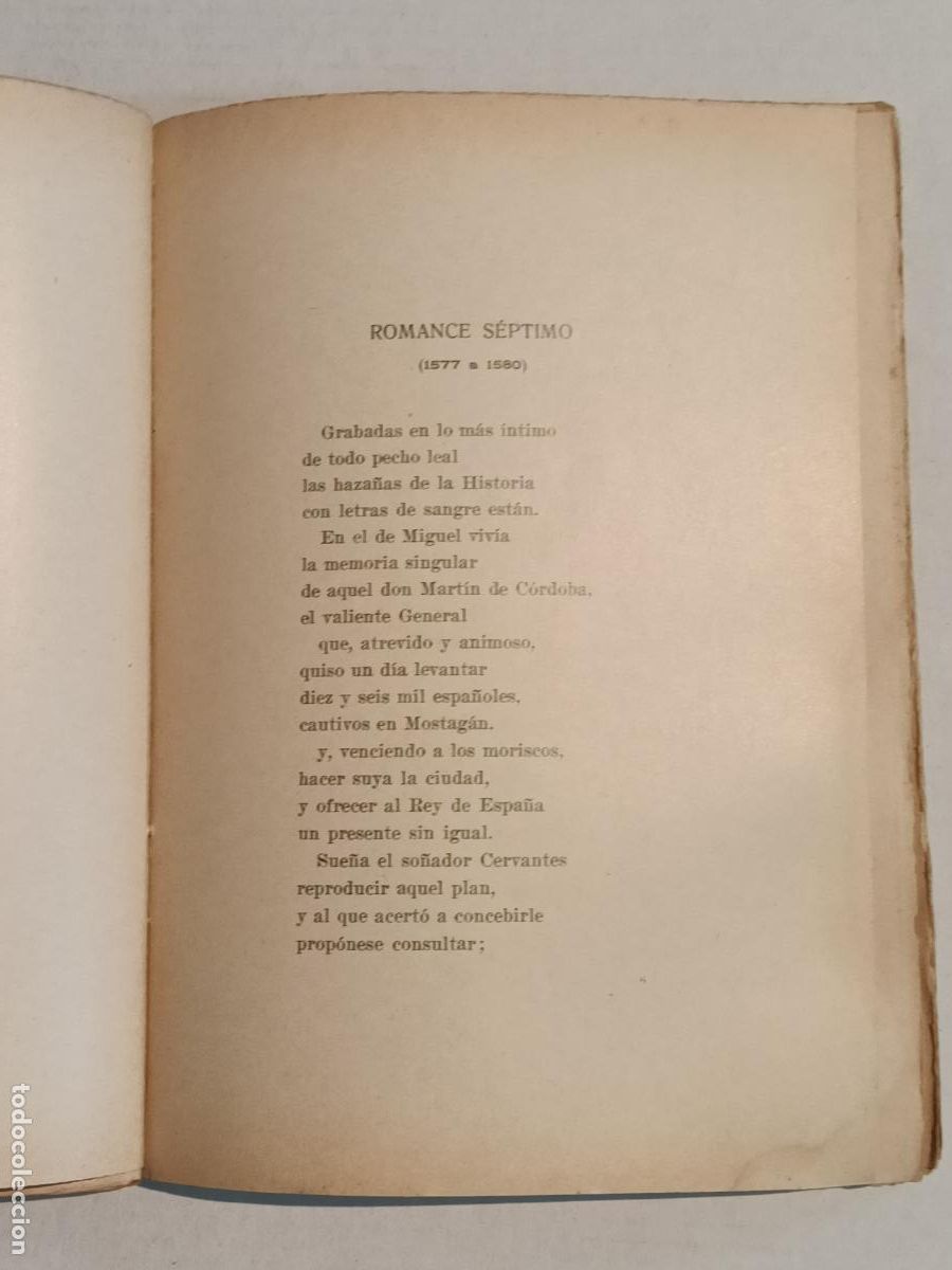 Libros antiguos: ROMANCERO DE CERVANTES MADRID 1917 - Foto 7