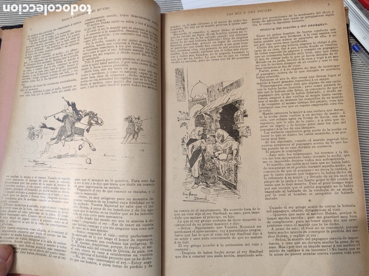 Libros antiguos: LAS MIL Y UNA NOCHES - Foto 6