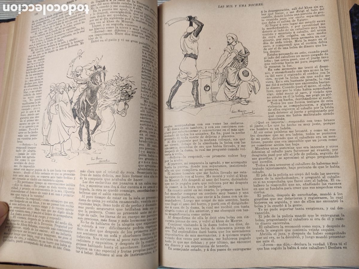 Libros antiguos: LAS MIL Y UNA NOCHES - Foto 7