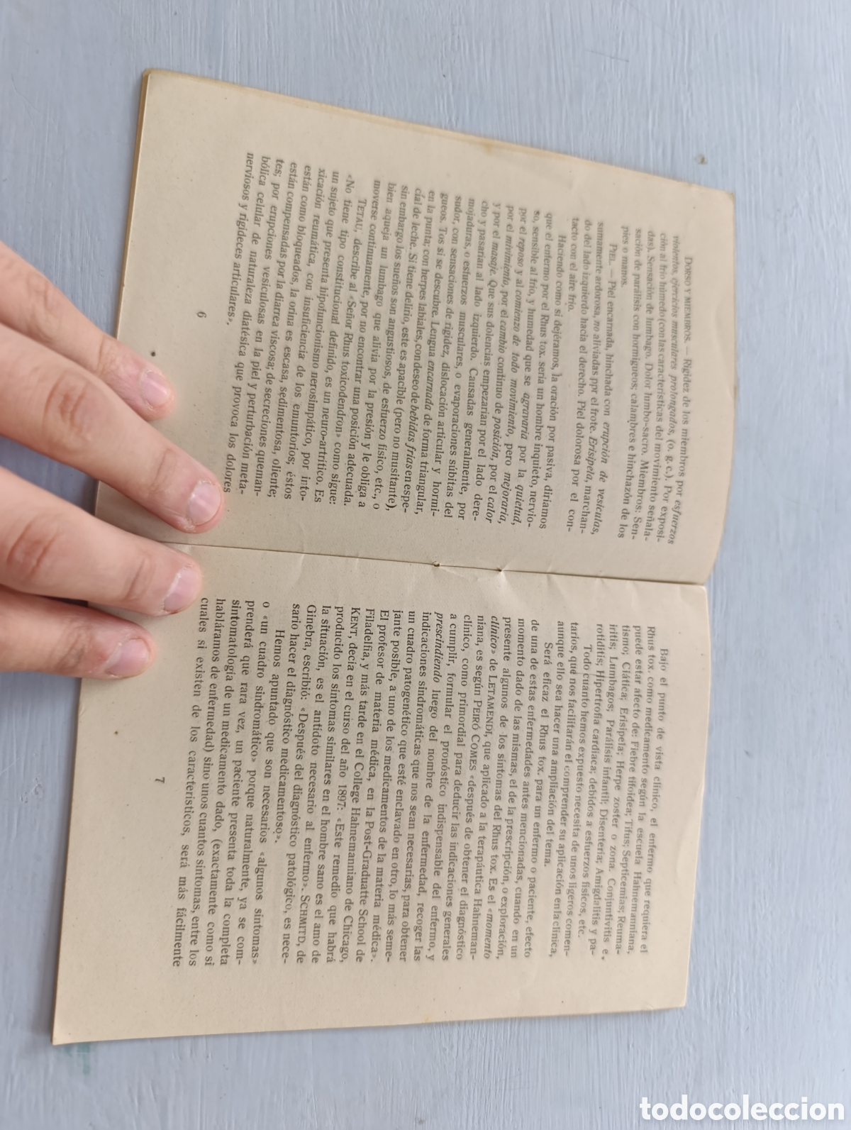 Libros antiguos: A PROP&Oacute;SITO DEL &rdquo;RHUS TOXICODENDRON&rdquo; E. PEIR&Oacute; RANDO - Foto 3