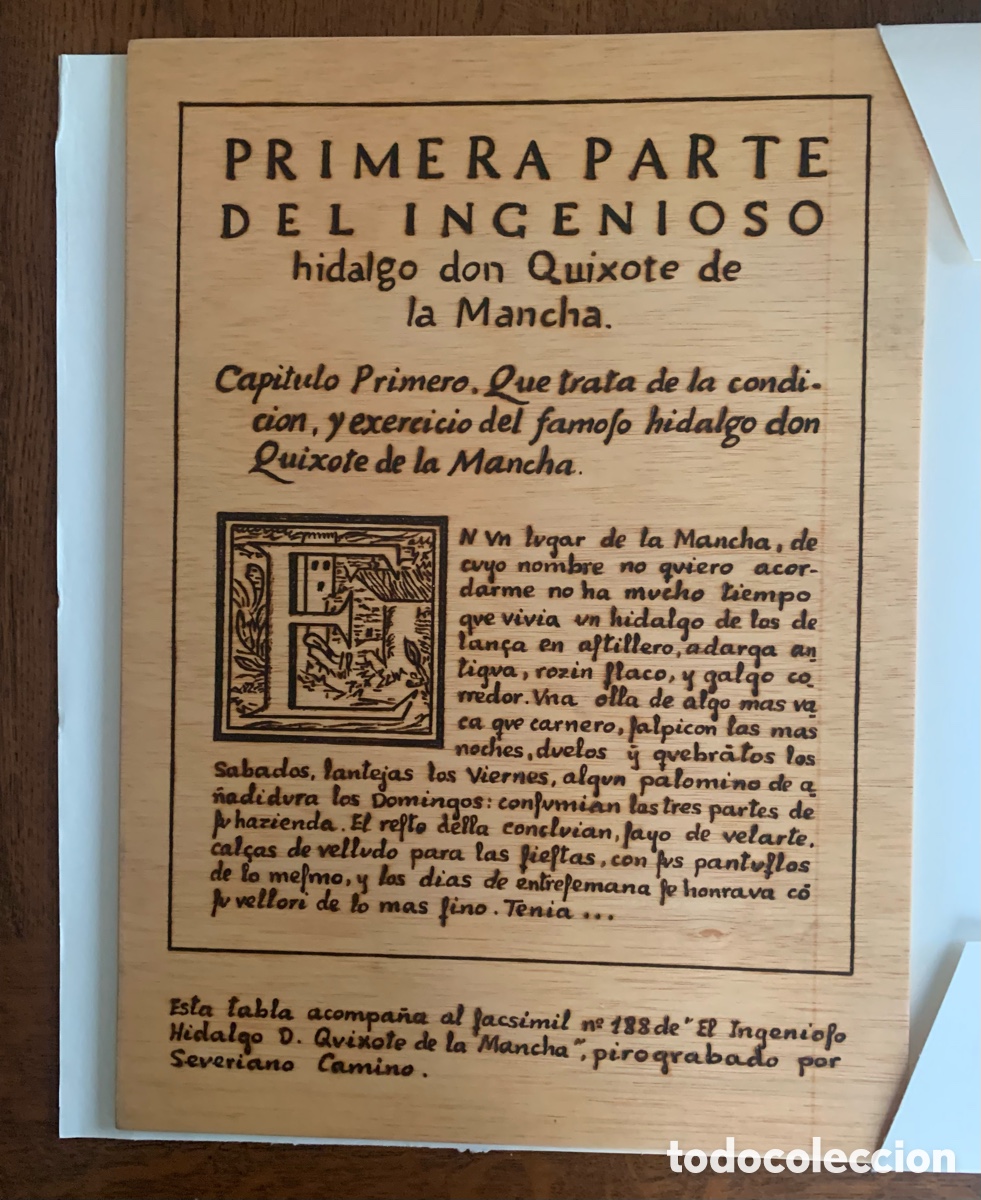 Libros antiguos: Don Quijote edici&oacute; facs&iacute;mil - Foto 3