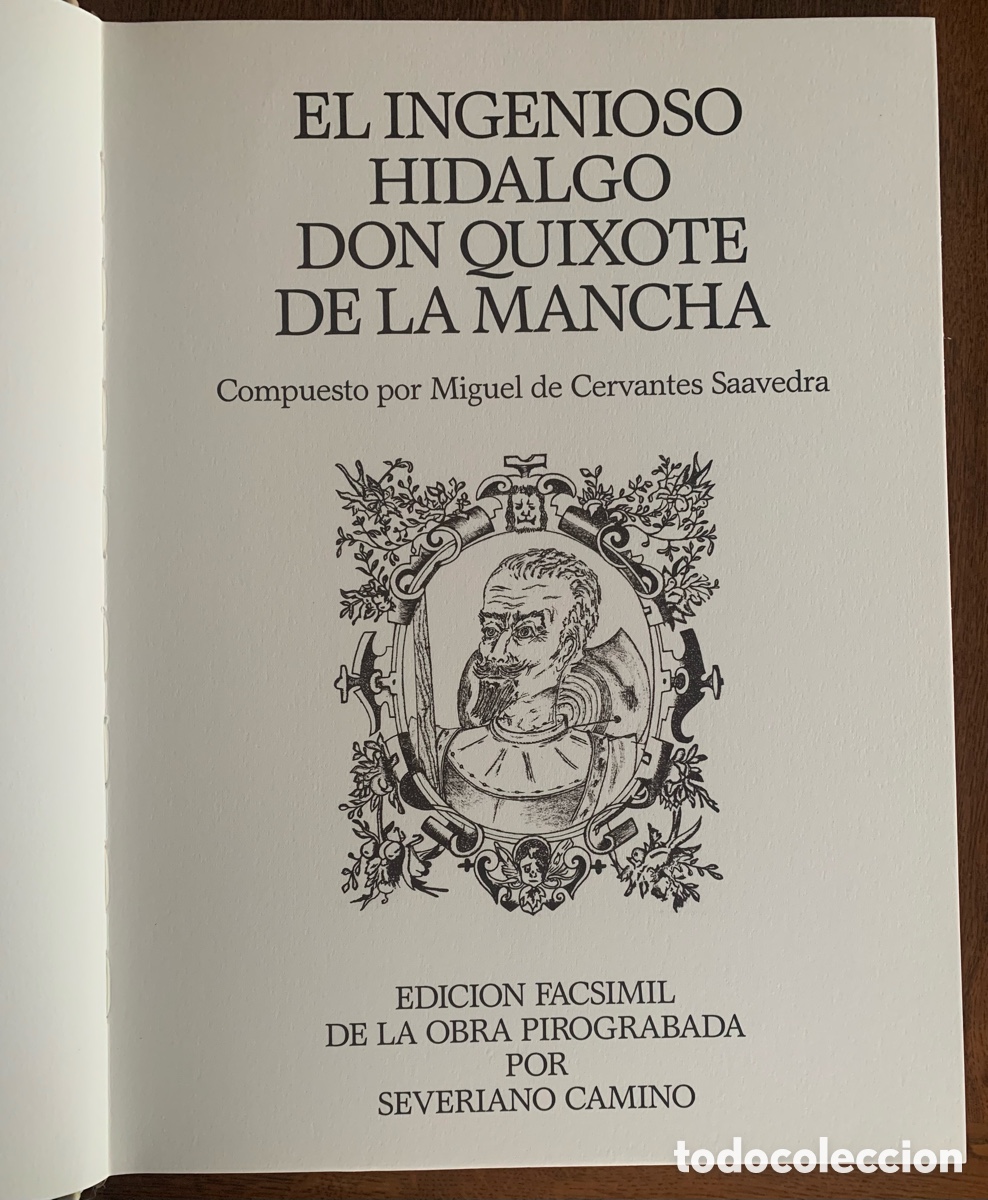 Libros antiguos: Don Quijote edici&oacute; facs&iacute;mil - Foto 5