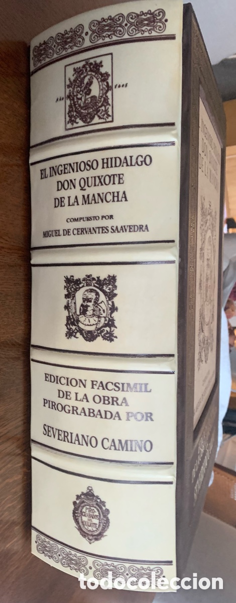 Libros antiguos: Don Quijote edici&oacute; facs&iacute;mil - Foto 6