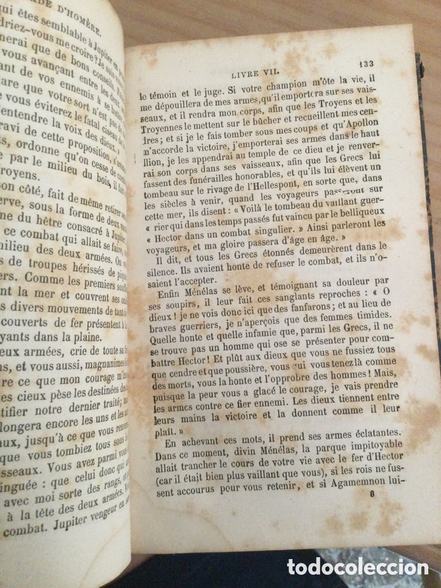 Libros antiguos: L&rsquo; Iliade de Hom&egrave;re, F.G. - Foto 2