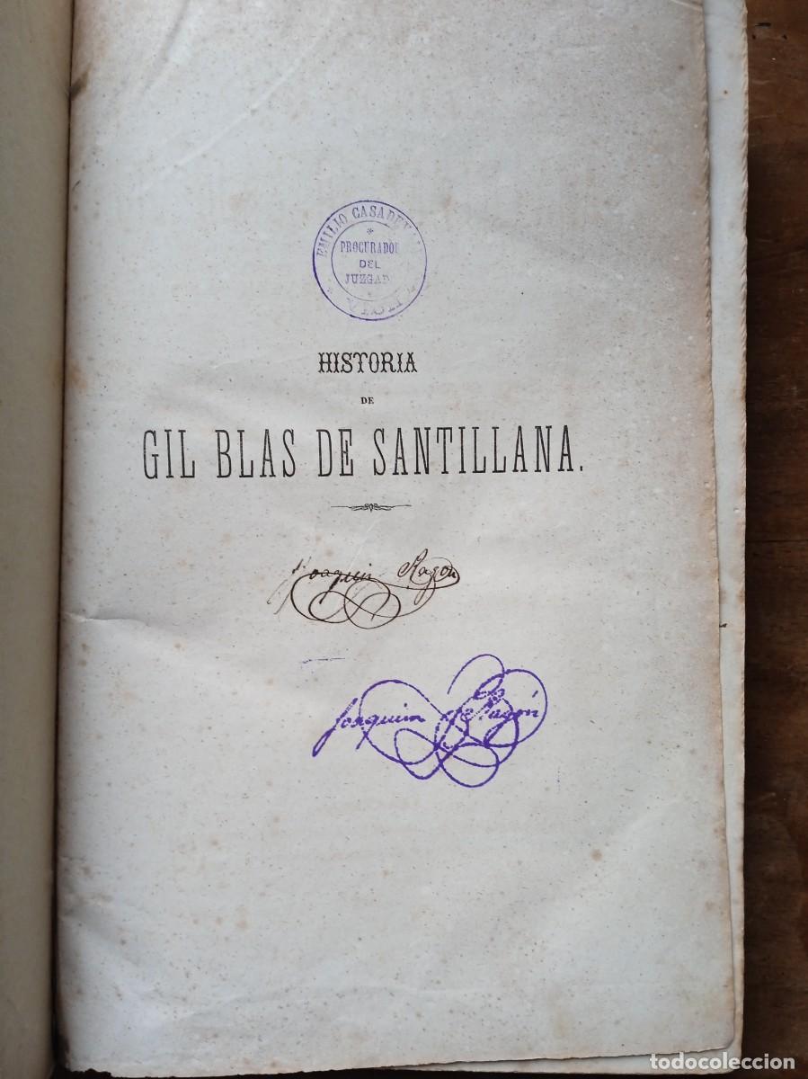 Libros antiguos: Historia de Gil Blas de Santillana 1867. - Foto 3