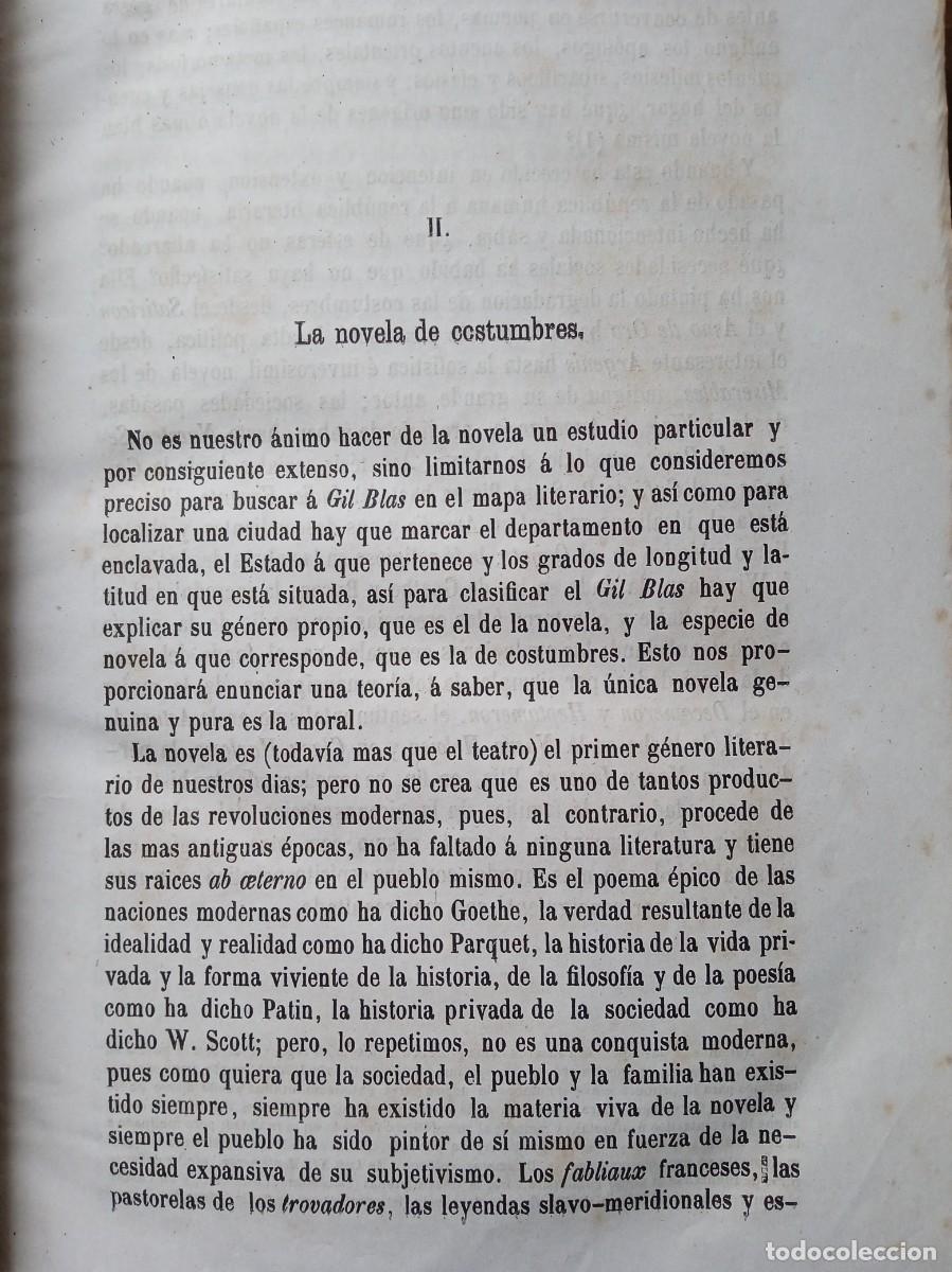 Libros antiguos: Historia de Gil Blas de Santillana 1867. - Foto 6