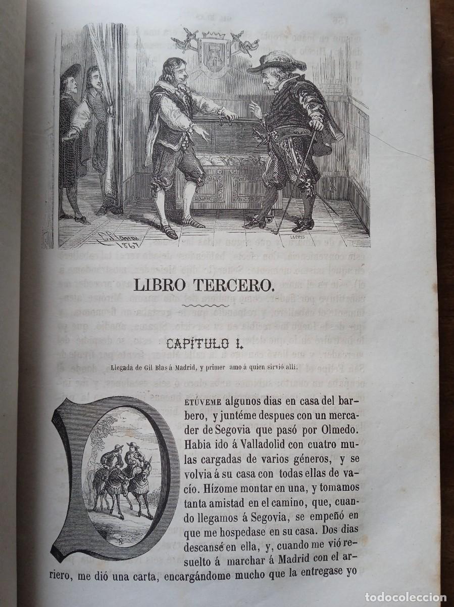 Libros antiguos: Historia de Gil Blas de Santillana 1867. - Foto 11