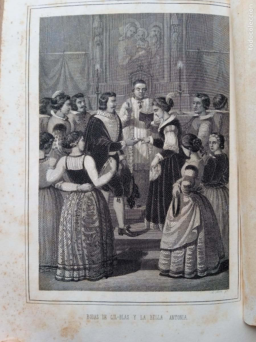 Libros antiguos: Historia de Gil Blas de Santillana 1867. - Foto 17