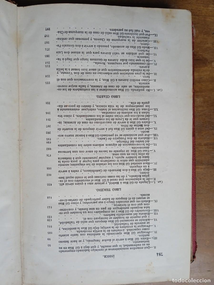 Libros antiguos: Historia de Gil Blas de Santillana 1867. - Foto 19