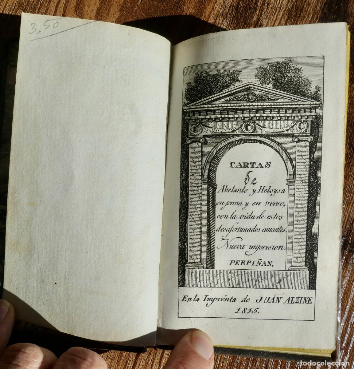 Libros antiguos: CARTAS DE HELOISA Y ABELARDO - PERPI&Ntilde;AN 1815 - Foto 2