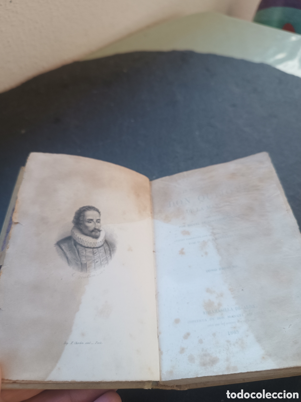Libros antiguos: Quijote de Argamasilla de Alba 1863 - Foto 3