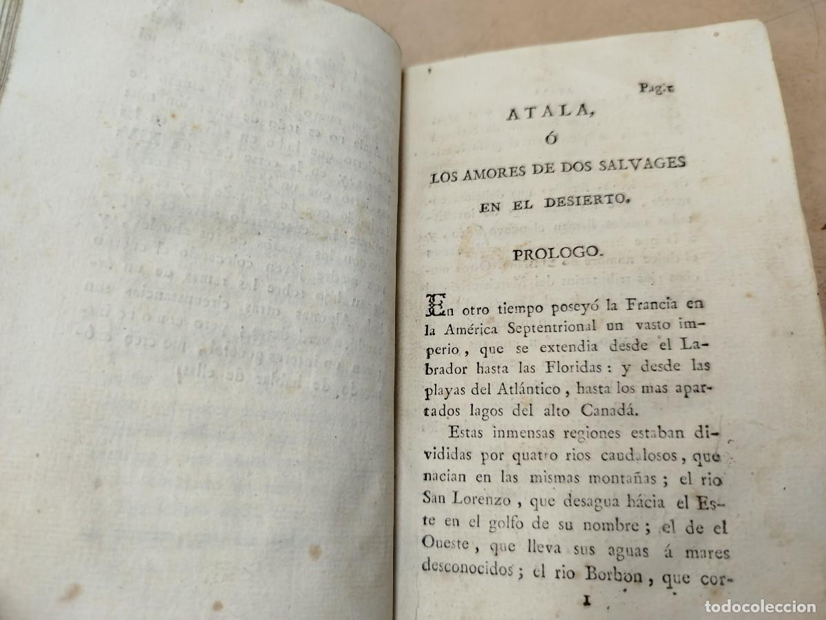 Libros antiguos: ATALA CHATEAUBRIAND A&Ntilde;O 1803 RARO - Foto 5