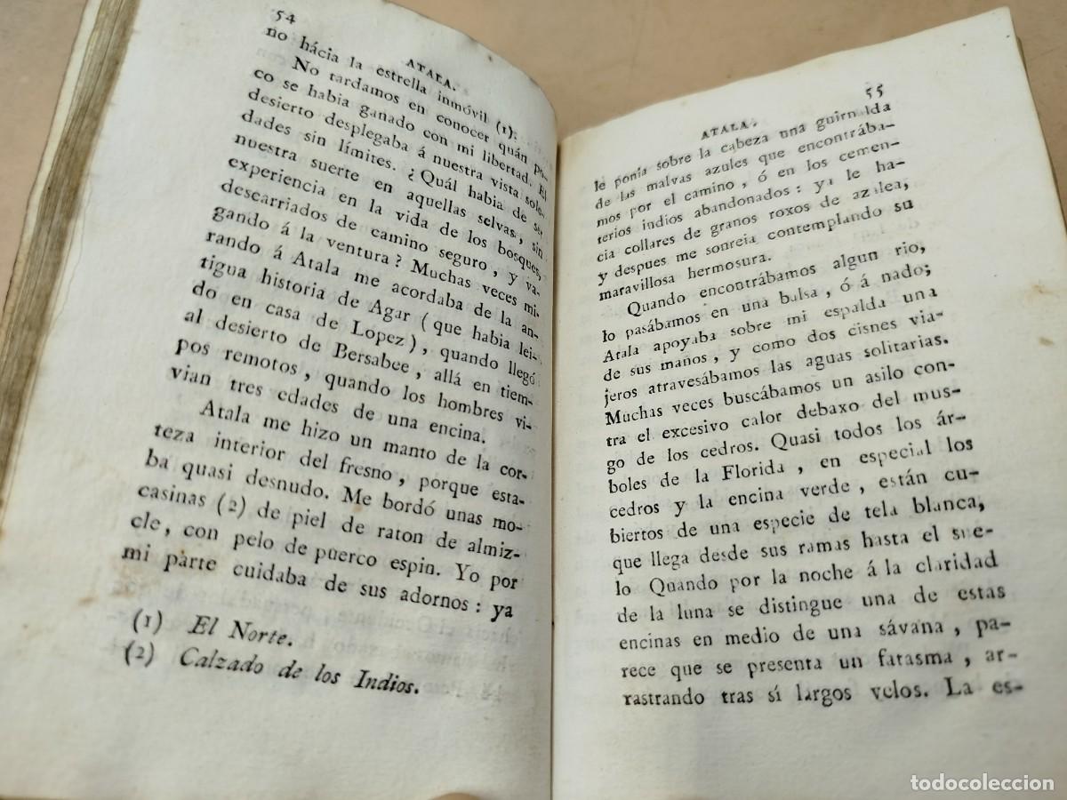 Libros antiguos: ATALA CHATEAUBRIAND A&Ntilde;O 1803 RARO - Foto 6