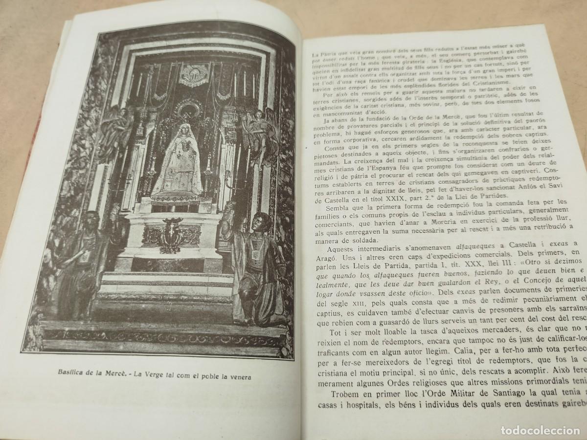Libros antiguos: LLIBRE D&acute;OR DE LA REDEMPTORA DE CAPTIUS BASILICA DE LA MERC&Eacute; 1918 - Foto 6