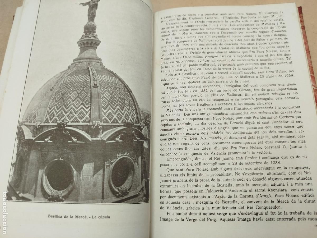 Libros antiguos: LLIBRE D&acute;OR DE LA REDEMPTORA DE CAPTIUS BASILICA DE LA MERC&Eacute; 1918 - Foto 8