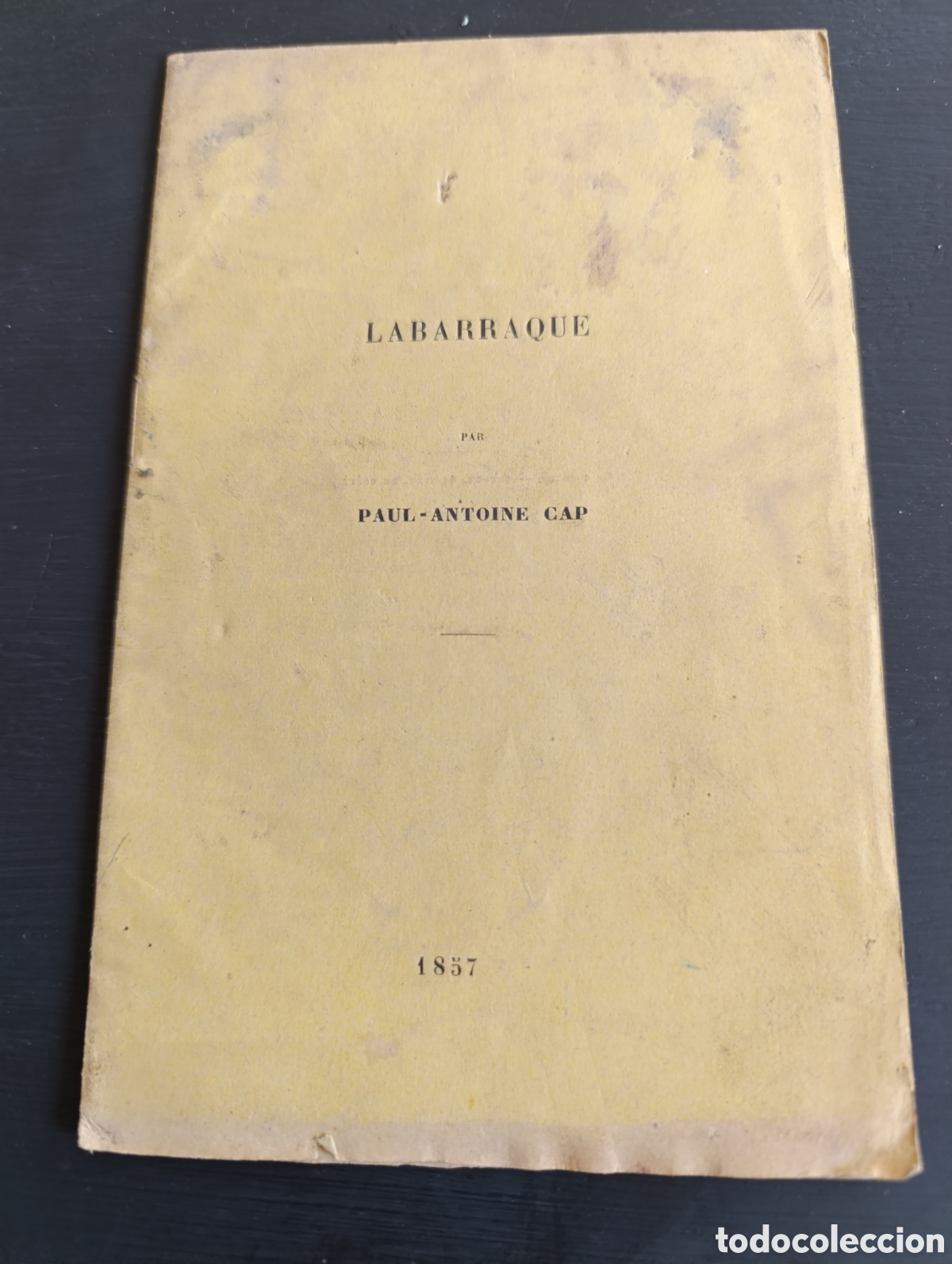 Libros antiguos: LABARRAQUE PAR PAUL-ANTOINE CAP 1857 - Foto 1
