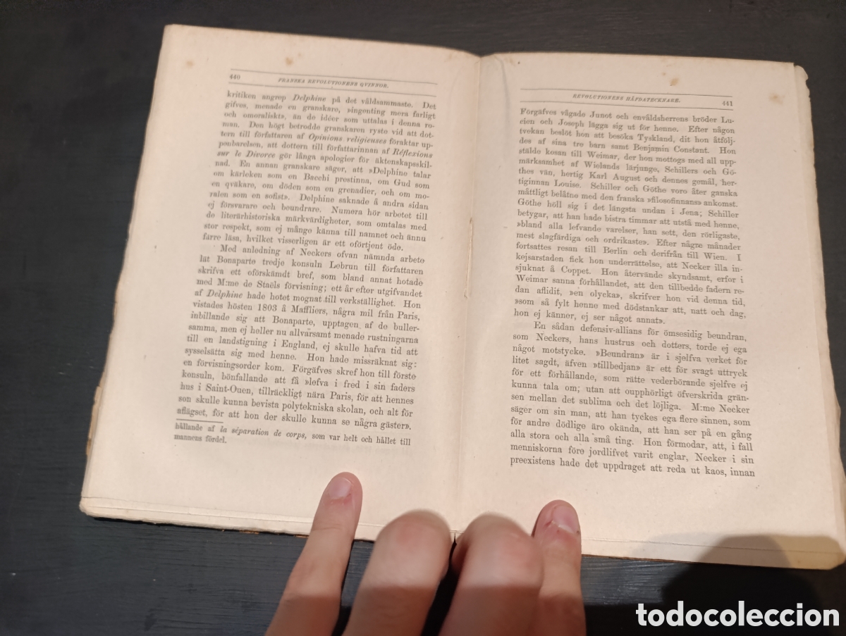 Libros antiguos: FRANSKA REVOLUTIONENS QVINNOR AF A. HEDIN. - Foto 3