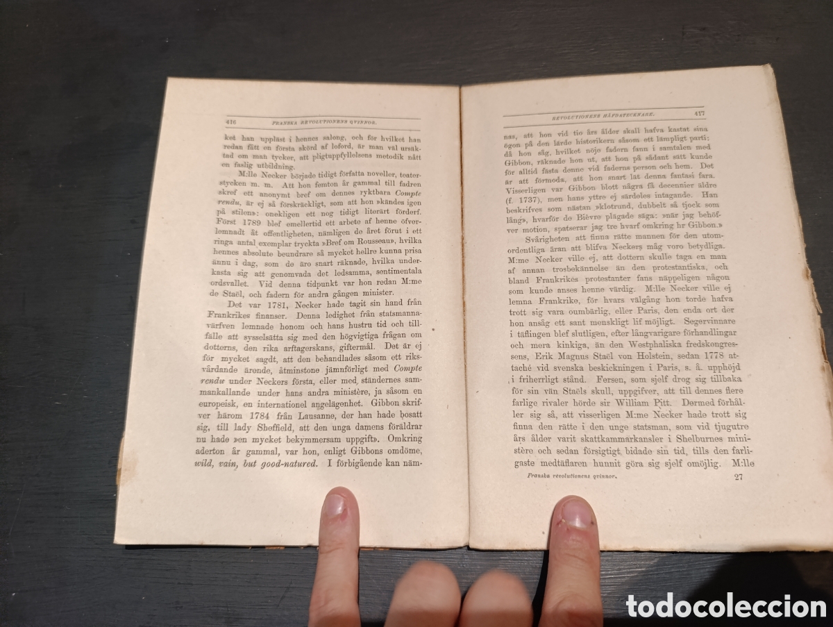 Libros antiguos: FRANSKA REVOLUTIONENS QVINNOR AF A. HEDIN. - Foto 4