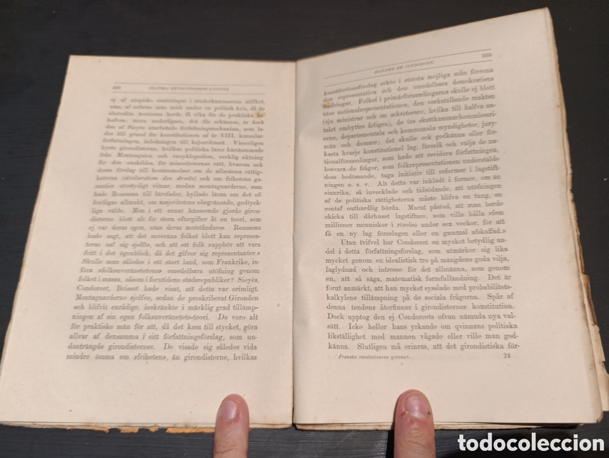 Libros antiguos: FRANSKA REVOLUTIONENS QVINNOR AF A. HEDIN. - Foto 5