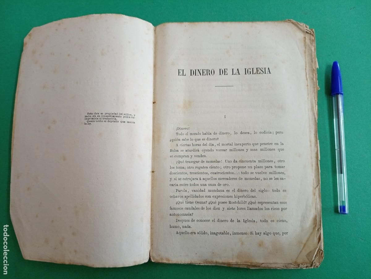 Libros antiguos: Antiguo libro La Espumadera de los Siglos. Madrid 1871. - Foto 2