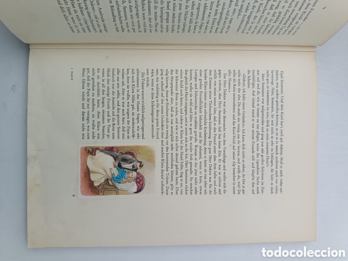 Libros antiguos: Heidi edici&oacute;n estampas cromos 1946 Zurich - Foto 7